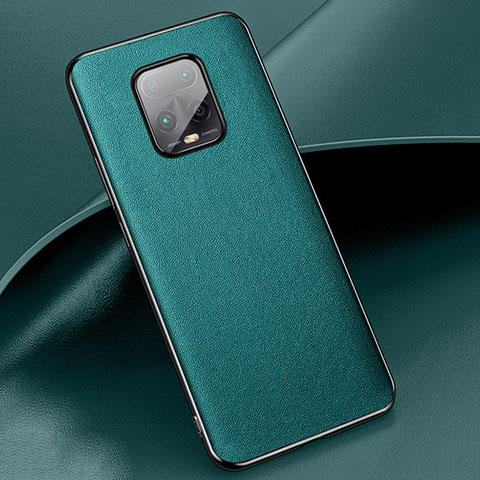 Custodia Lusso Pelle Cover per Xiaomi Redmi 10X 5G Verde