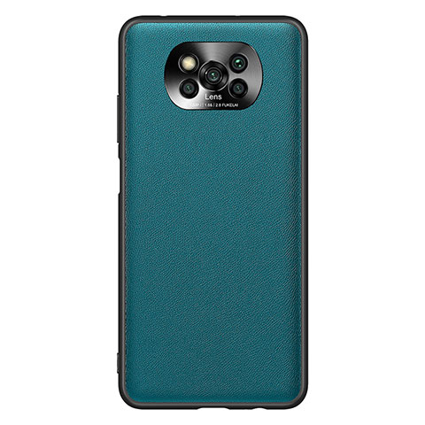 Custodia Lusso Pelle Cover QK1 per Xiaomi Poco X3 NFC Verde