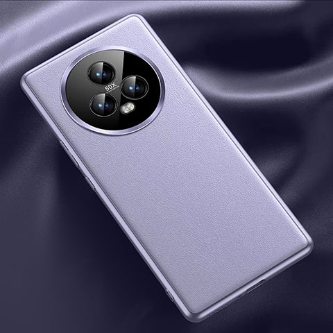 Custodia Lusso Pelle Cover QK5 per Huawei Honor Magic5 5G Lavanda