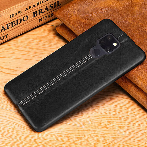 Custodia Lusso Pelle Cover R01 per Huawei Mate 20 X 5G Nero