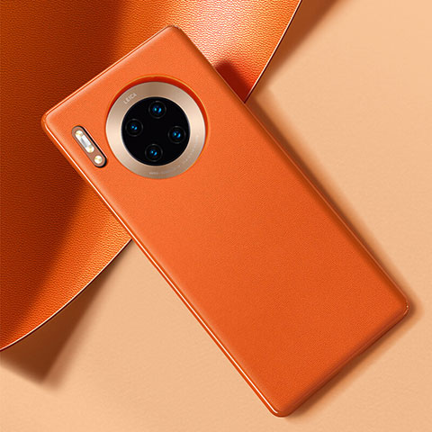 Custodia Lusso Pelle Cover R01 per Huawei Mate 30 Pro 5G Arancione