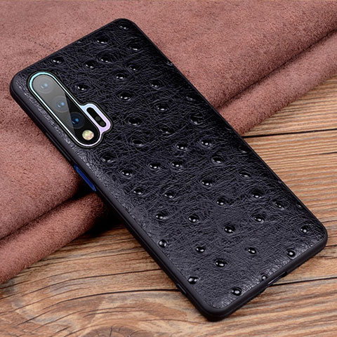 Custodia Lusso Pelle Cover R01 per Huawei Nova 6 5G Nero