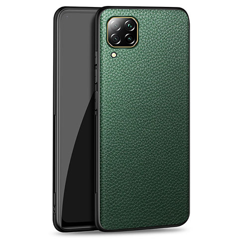 Custodia Lusso Pelle Cover R01 per Huawei Nova 6 SE Verde