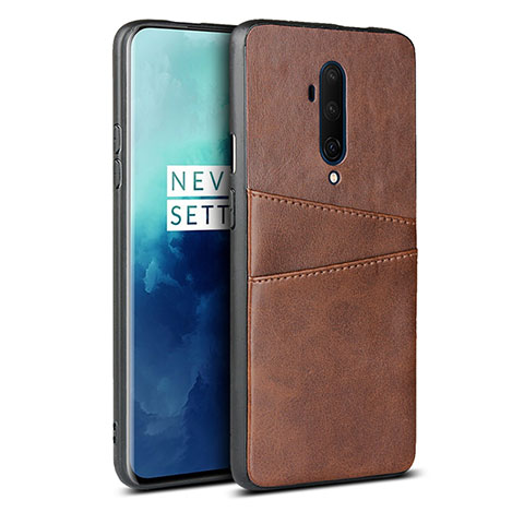 Custodia Lusso Pelle Cover R01 per OnePlus 7T Pro Marrone