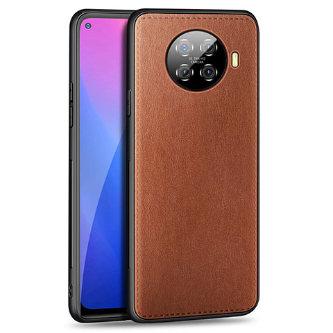 Custodia Lusso Pelle Cover R01 per Oppo Ace2 Marrone