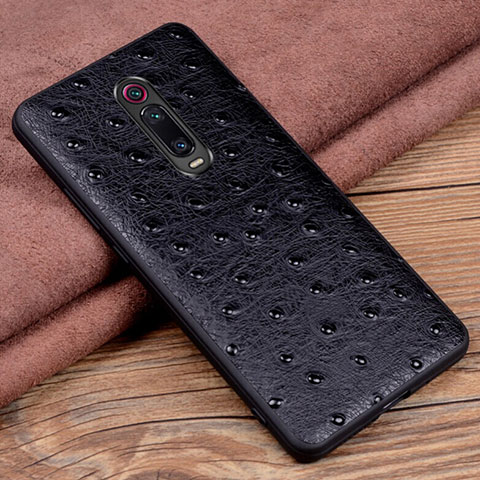 Custodia Lusso Pelle Cover R02 per Xiaomi Mi 9T Nero