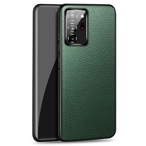 Custodia Lusso Pelle Cover R03 per Samsung Galaxy Note 20 Ultra 5G Verde