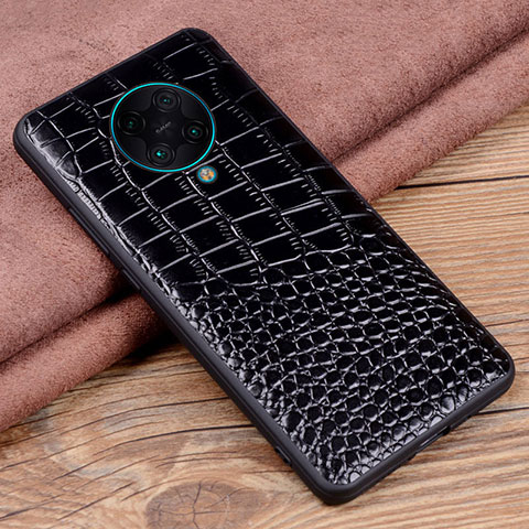 Custodia Lusso Pelle Cover R03 per Xiaomi Redmi K30 Pro 5G Nero