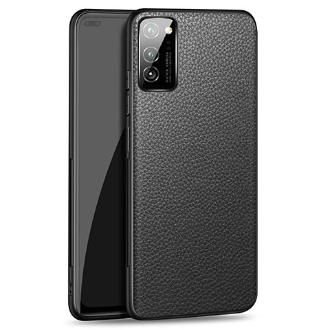 Custodia Lusso Pelle Cover R04 per Huawei Honor View 30 Pro 5G Nero