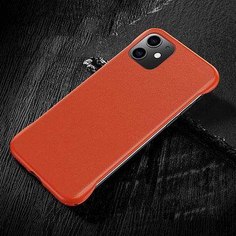 Custodia Lusso Pelle Cover R05 per Apple iPhone 11 Arancione