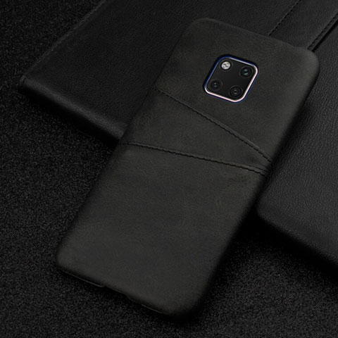 Custodia Lusso Pelle Cover R05 per Huawei Mate 20 Pro Nero