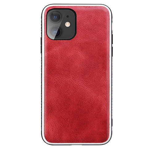 Custodia Lusso Pelle Cover R06 per Apple iPhone 11 Rosso