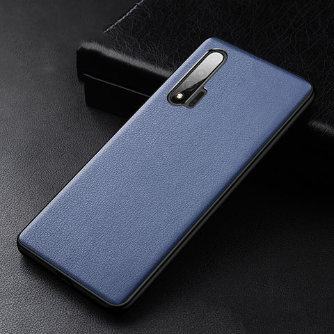 Custodia Lusso Pelle Cover R06 per Huawei Nova 6 5G Blu