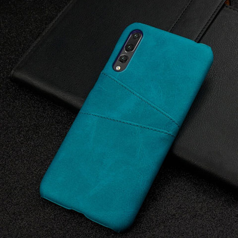 Custodia Lusso Pelle Cover R06 per Huawei P20 Pro Verde