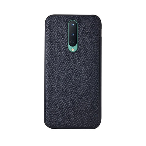 Custodia Lusso Pelle Cover R07 per OnePlus 8 Nero