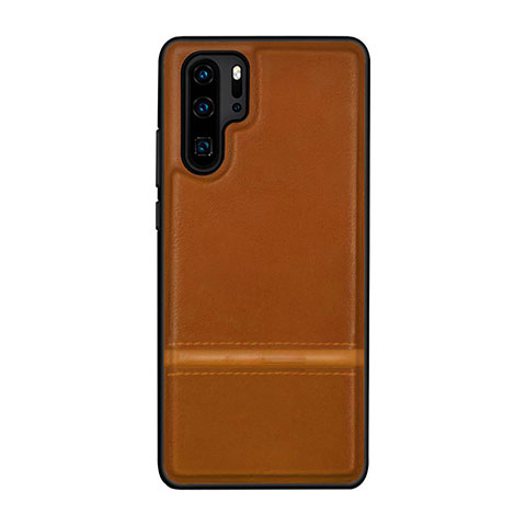 Custodia Lusso Pelle Cover R10 per Huawei P30 Pro Arancione