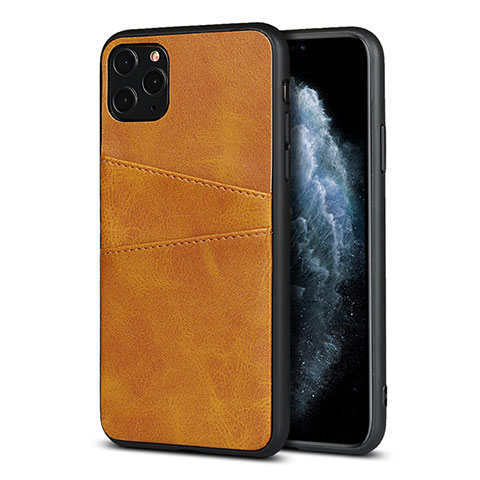 Custodia Lusso Pelle Cover R15 per Apple iPhone 11 Pro Max Arancione