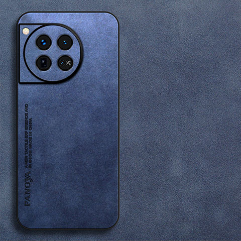 Custodia Lusso Pelle Cover S01 per OnePlus 12R 5G Blu