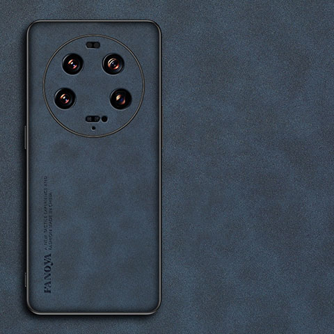 Custodia Lusso Pelle Cover S01 per Xiaomi Mi 13 Ultra 5G Blu