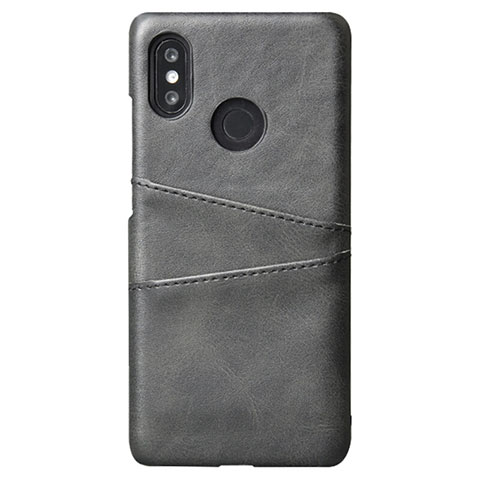 Custodia Lusso Pelle Cover S02 per Xiaomi Mi 8 Nero