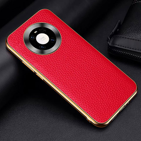 Custodia Lusso Pelle Cover S03 per Huawei Mate 40 Pro Rosso