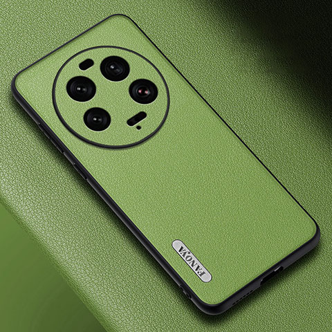 Custodia Lusso Pelle Cover S03 per Xiaomi Mi 13 Ultra 5G Verde