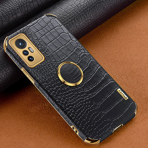 Custodia Lusso Pelle Cover S05 per Xiaomi Mi 12 5G Nero