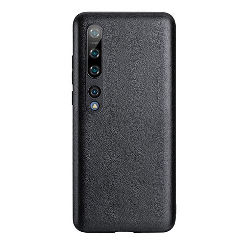 Custodia Lusso Pelle Cover S06 per Xiaomi Mi 10 Nero