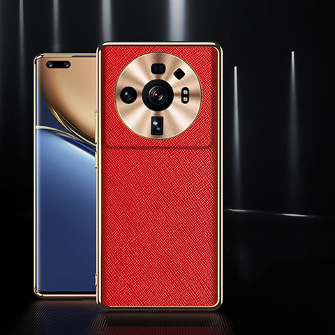 Custodia Lusso Pelle Cover S10 per Xiaomi Mi 12 Ultra 5G Rosso