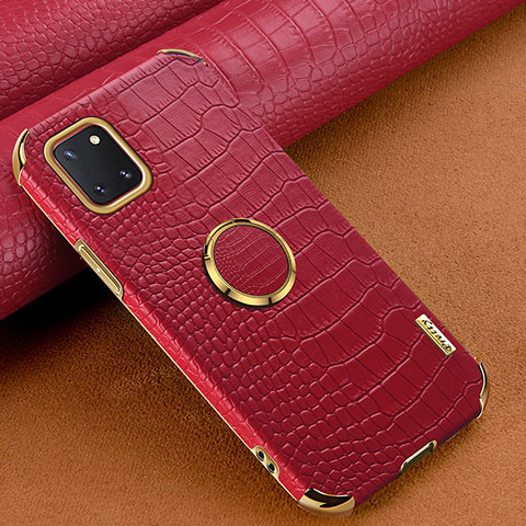 Custodia Lusso Pelle Cover XD1 per Samsung Galaxy A81 Rosso