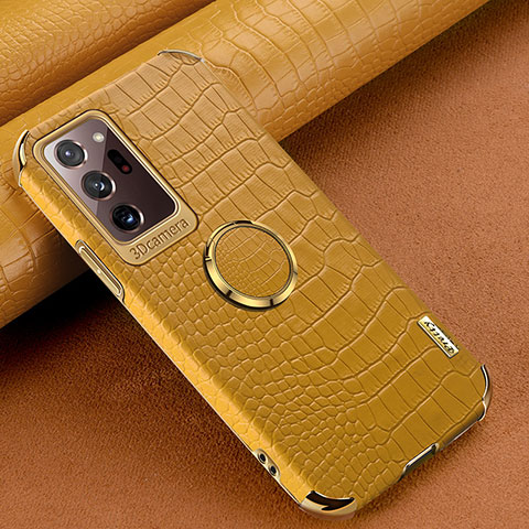 Custodia Lusso Pelle Cover XD1 per Samsung Galaxy Note 20 Ultra 5G Giallo