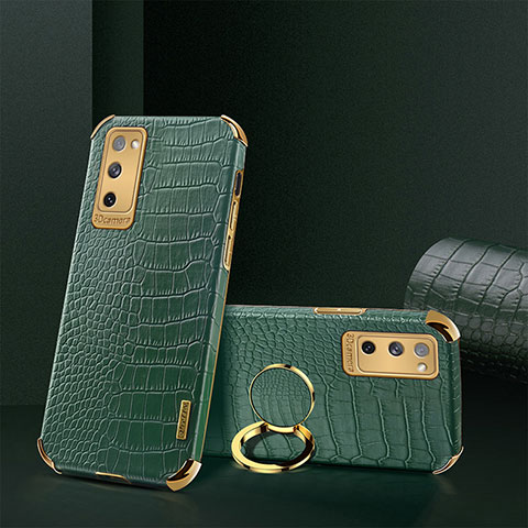 Custodia Lusso Pelle Cover XD2 per Samsung Galaxy S20 FE 5G Verde