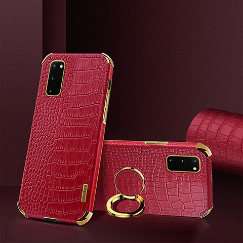 Custodia Lusso Pelle Cover XD2 per Samsung Galaxy S20 Rosso