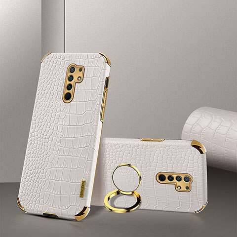 Custodia Lusso Pelle Cover XD2 per Xiaomi Redmi 9 Prime India Bianco