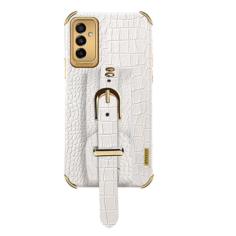 Custodia Lusso Pelle Cover XD5 per Samsung Galaxy M23 5G Bianco