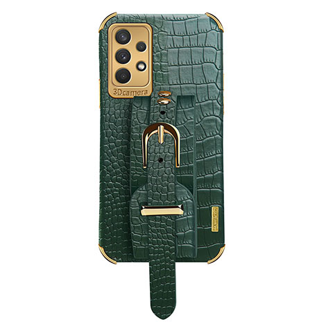 Custodia Lusso Pelle Cover XD5 per Samsung Galaxy M32 5G Verde