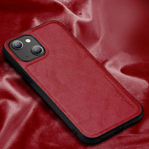 Custodia Lusso Pelle Cover XV1 per Apple iPhone 13 Rosso