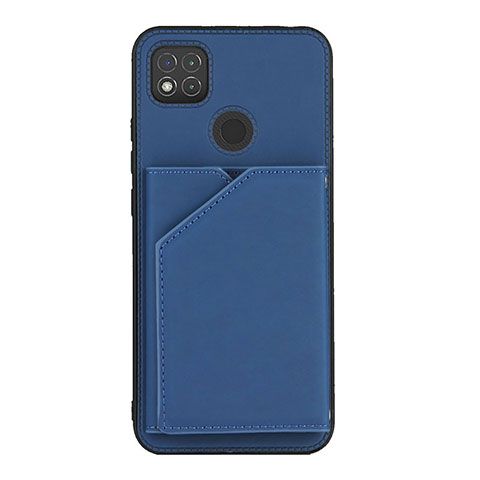 Custodia Lusso Pelle Cover Y01B per Xiaomi Redmi 9C NFC Blu