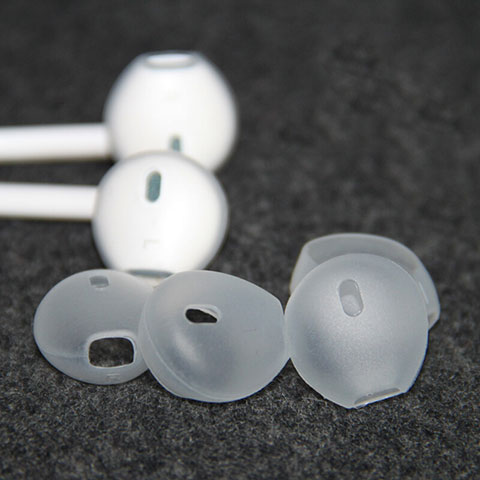 Custodia Morbida Silicone Lucido per Apple AirPods Bianco