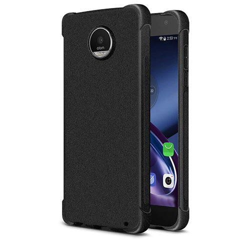 Custodia Morbida Silicone Lucido per Motorola Moto Z2 Play Nero