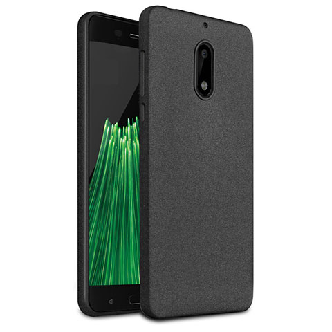 Custodia Morbida Silicone Lucido per Nokia 6 Nero