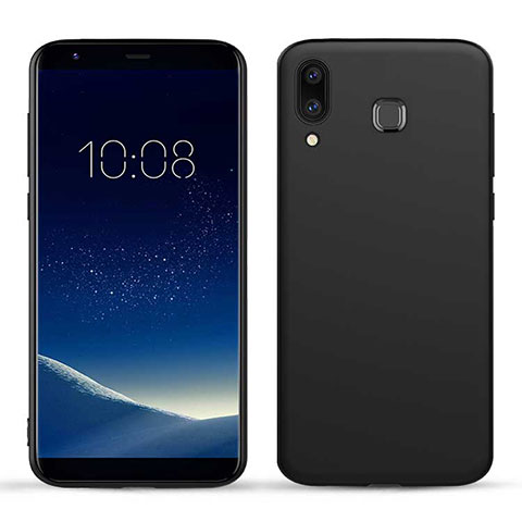 Custodia Morbida Silicone Lucido per Samsung Galaxy A8 Star Nero