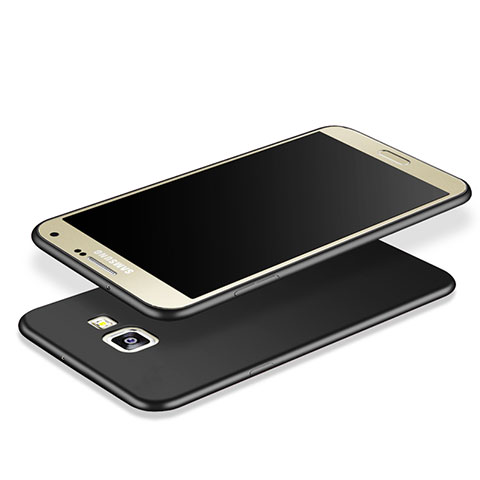 Custodia Morbida Silicone Lucido per Samsung Galaxy J7 Prime Nero