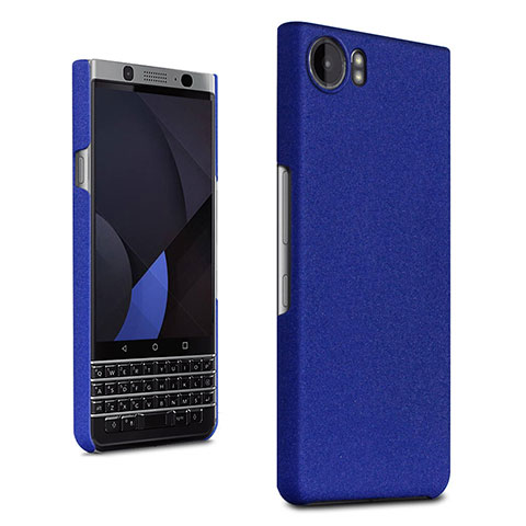 Custodia Plastica Cover Rigida Sabbie Mobili per Blackberry KEYone Blu