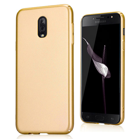 Custodia Plastica Cover Rigida Sabbie Mobili per Samsung Galaxy C8 C710F Oro