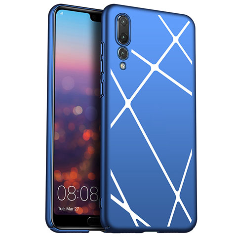 Custodia Plastica Rigida Cover Line per Huawei P20 Pro Blu