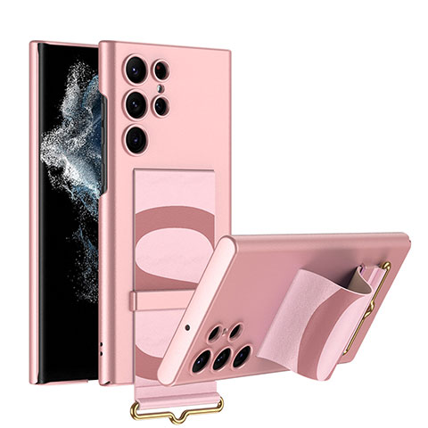 Custodia Plastica Rigida Cover Opaca AC1 per Samsung Galaxy S23 Ultra 5G Rosa