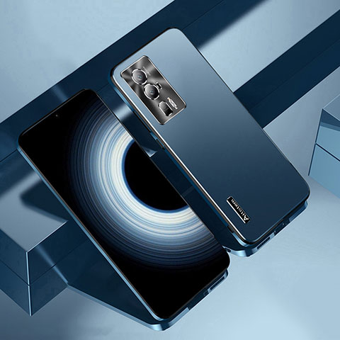 Custodia Plastica Rigida Cover Opaca AT1 per Xiaomi Poco F5 Pro 5G Blu
