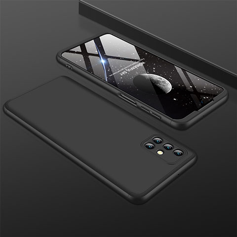 Custodia Plastica Rigida Cover Opaca Fronte e Retro 360 Gradi M01 per Samsung Galaxy M31s Nero