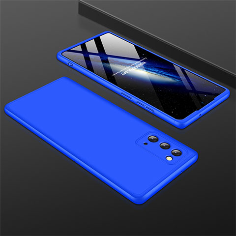 Custodia Plastica Rigida Cover Opaca Fronte e Retro 360 Gradi M01 per Samsung Galaxy Note 20 5G Blu